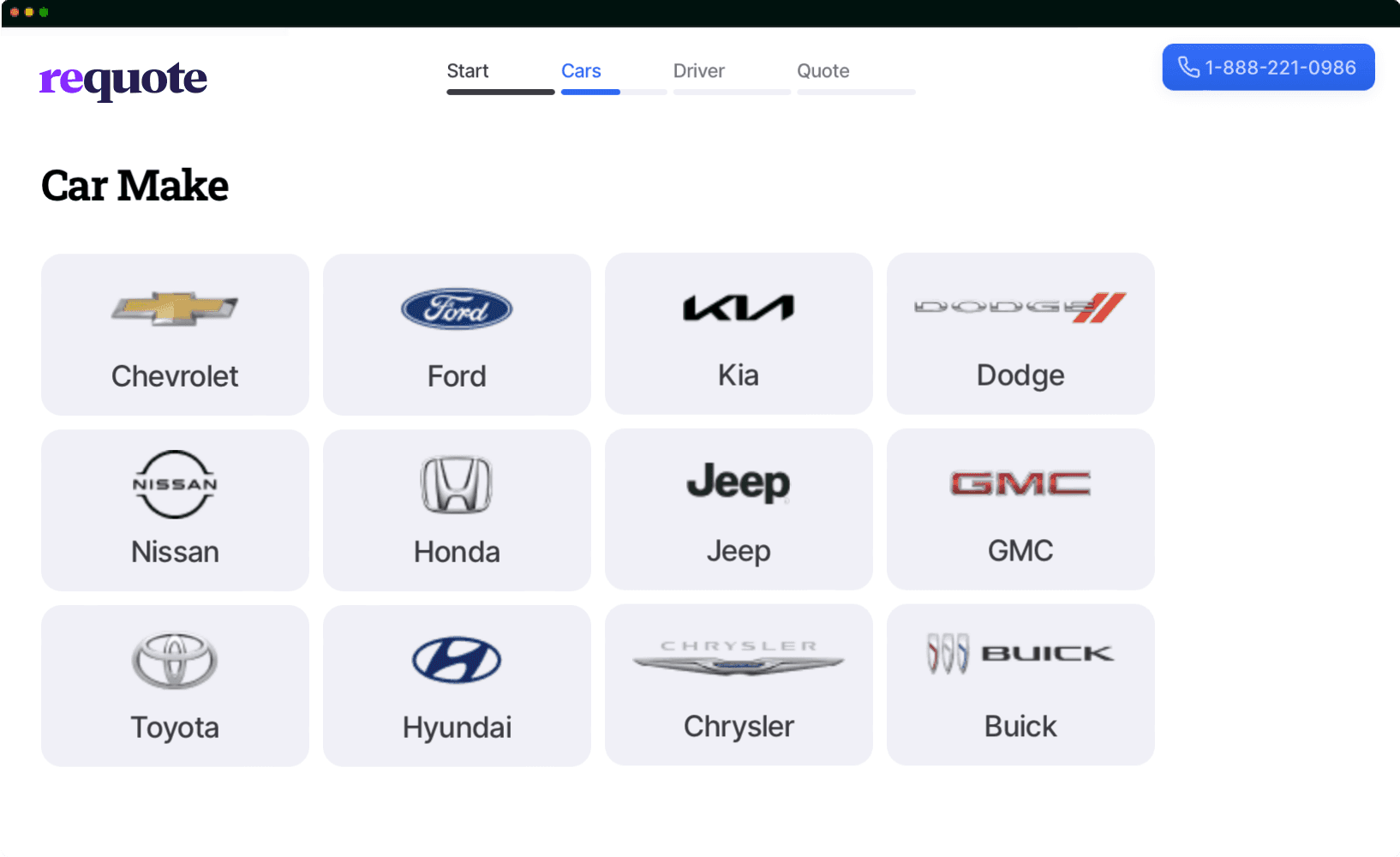 Dashboard desktop screenshot